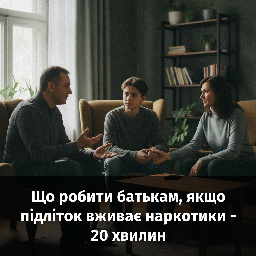 Що робити батькам, якщо підліток вживає наркотики - 20 хвилин