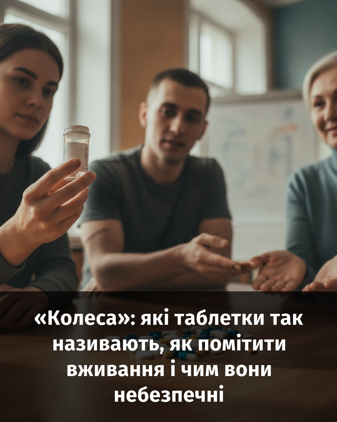 «Колеса»: які таблетки так називають, як помітити вживання і чим вони небезпечні