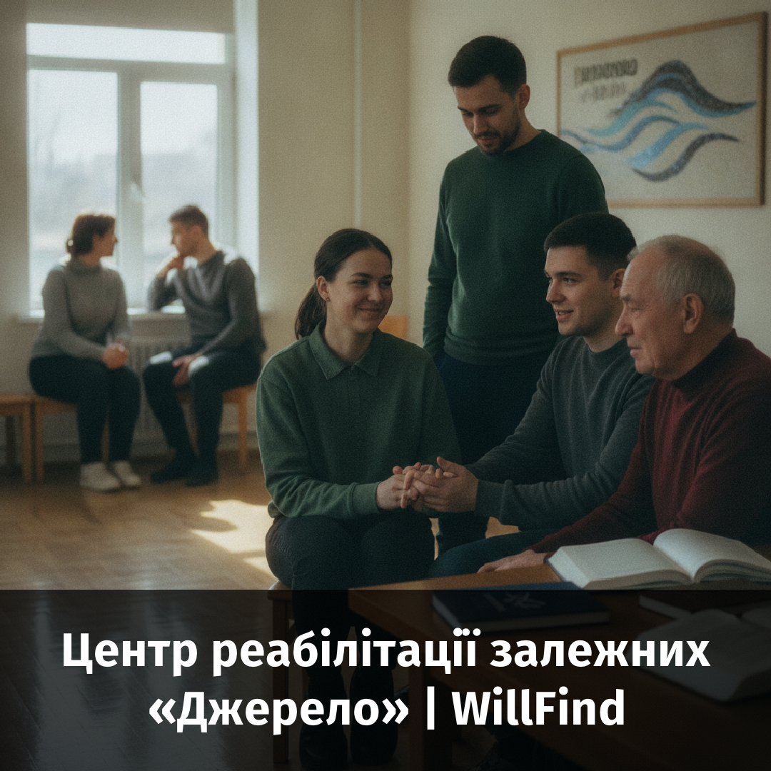 Центр реабілітації залежних «Джерело» | WillFind