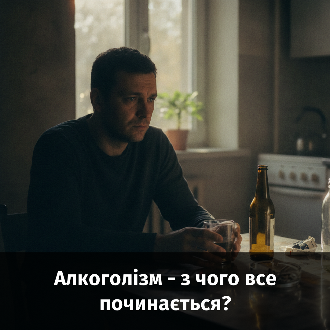 Алкоголізм - з чого все починається?