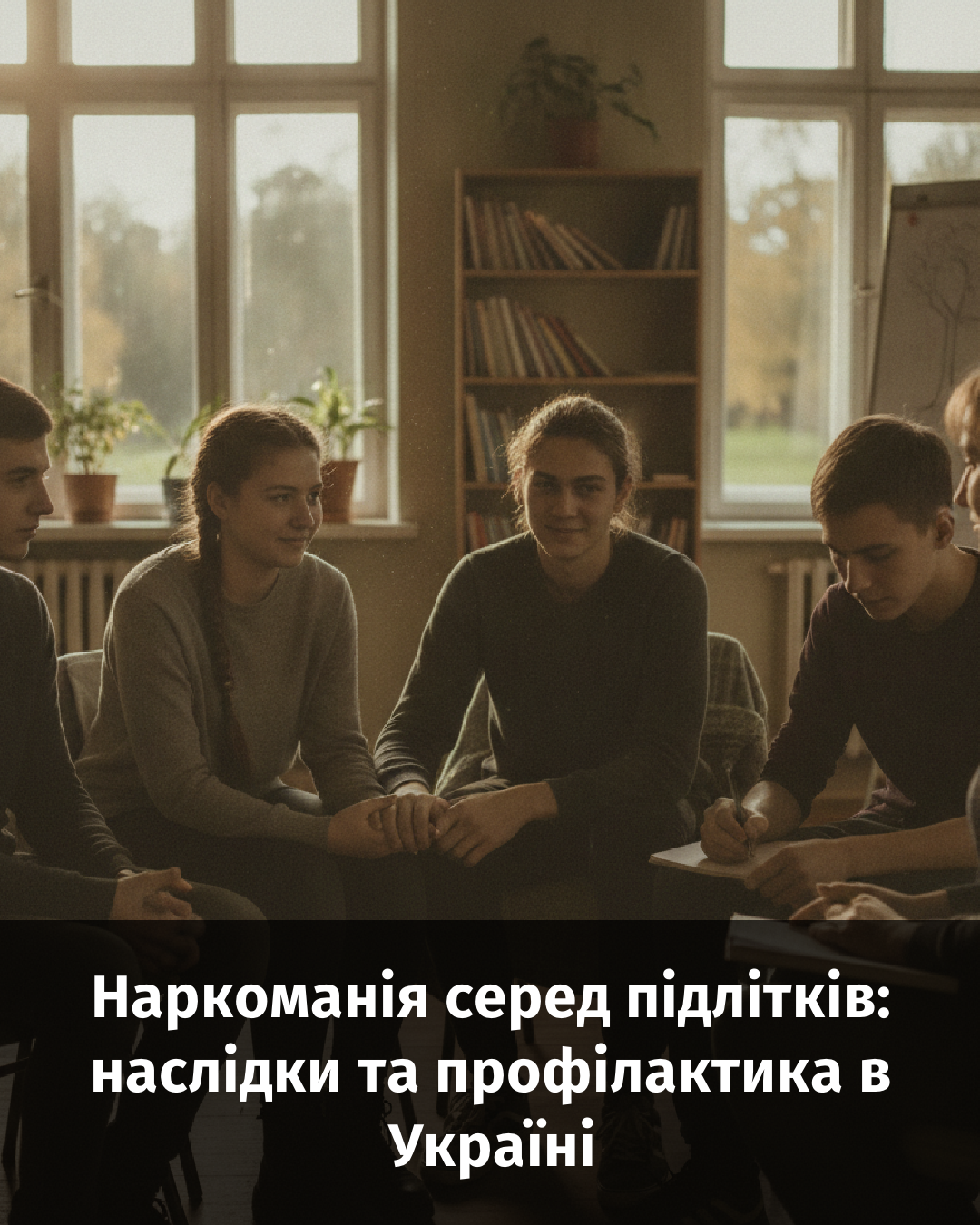 Наркоманія серед підлітків: наслідки та профілактика в Україні
