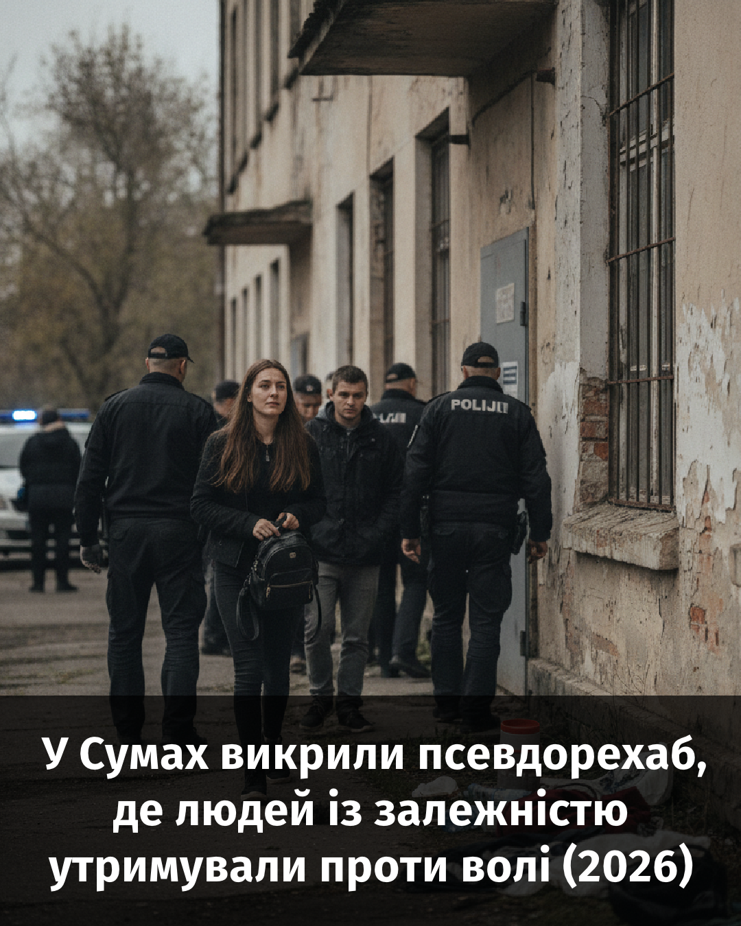 У Сумах викрили псевдорехаб, де людей із залежністю утримували проти волі (2026)