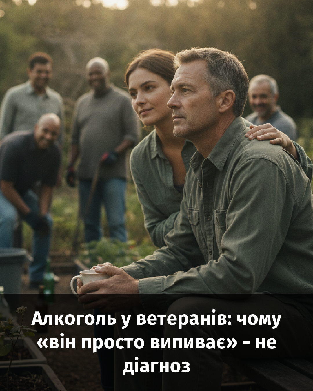 Алкоголь у ветеранів: чому «він просто випиває» - не діагноз