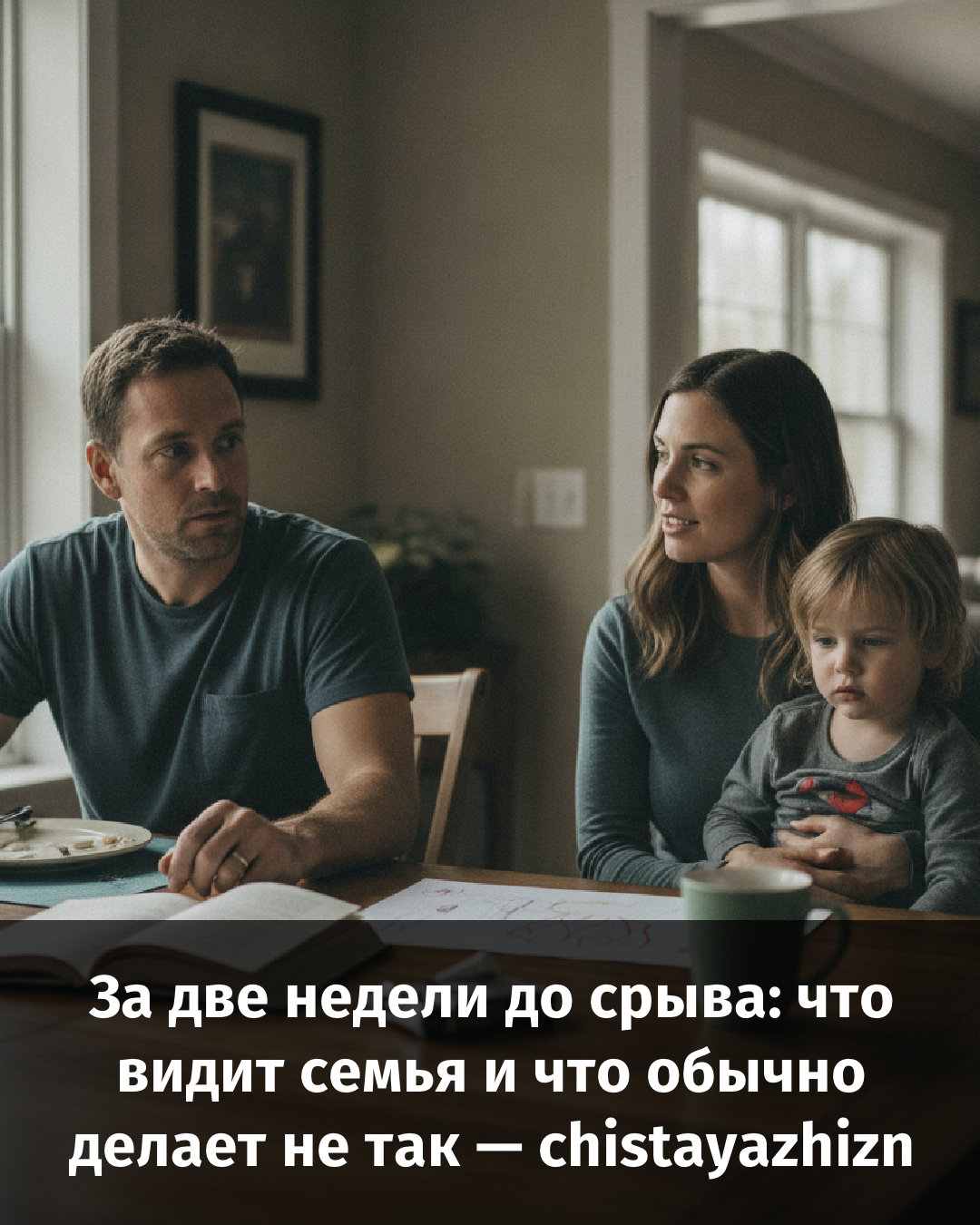 За две недели до срыва: что видит семья и что обычно делает не так — chistayazhizn