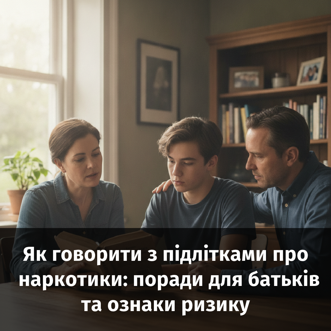 Як говорити з підлітками про наркотики: поради для батьків та ознаки ризику